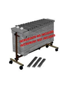 Soporte Metalofono o Xilofono Soprano y Alto Diatonico Altura y Anchura Regulables