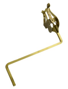 Atril Marcha Saxofon Tenor 130 mm. Tamaño Normal 55 x 45 mm. Dorado