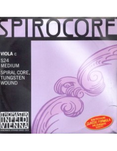 4/4 Viola String 4th (C) (C) Thomastik (Spirocore (S24) (Tungsten) Medium