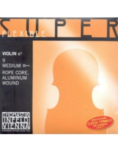 4/4 Violinsaite 1. (E) (E) Thomastik Superflexibel (09) (Aluminium) Medium