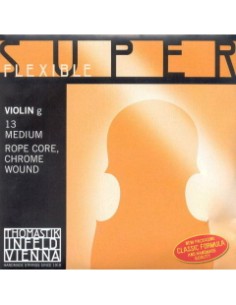 4/4 Violin String 4th (G) (G) Thomastik Superflexible (13) (Chrome) Medium