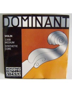 4/4 Thomastik Dominant Violin Strings (135B) 1st Chrome Medium (Complete Set)