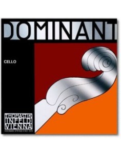 4/4 Thomastik Dominant Cello Strings (147) (Chrome Metal) Medium (Complete Set)
