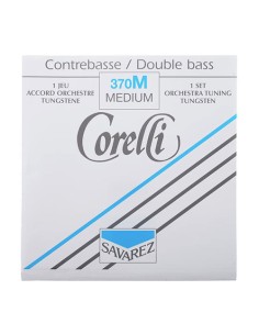 Cuerdas Contrabajo 4/4 Savarez Corelli Orchestra (370/M) (Tungsteno) Medium (Juego Completo)