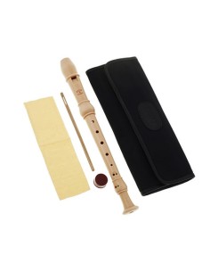 Flauta Dulce Soprano Digitacion Alemana Moeck (3200) (New Rondo Arce) Doble Agujero 2 Piezas