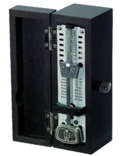 Metronomo Madera Mini Wittner (880260) (Sistem Taktell) Negro