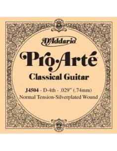Cuerdas Guitarra Clasica 4ª D'addario Pro Arte Normal (J/4504) Pack 5 Unidades