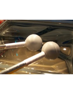 Mazas Xilofono (Par) Mango Ratan Cabeza Plastico Standard Hard Iñaki Sebastian Med: 33 cm.