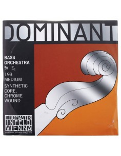 Cuerda Contrabajo 3/4 4ª (E) (Mi) Thomastik Dominant (193) (Entorchado Cromo) Medium 2