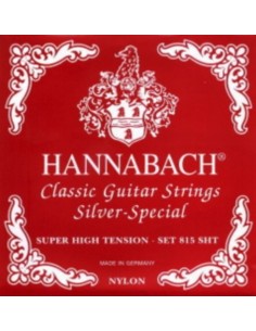 Hannabach Red Classical Guitar Strings 815-SHT (Complete Set)
