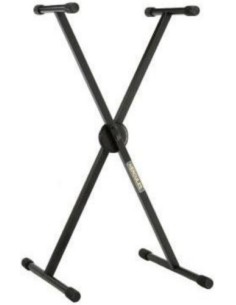 Soporte Teclado Tipo X Tubo Simple Hercules (KS110B) Altura: 530 a 990 mm. Peso: 3,7kg.