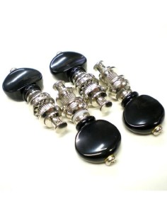 Clavija Timple Canario Gotoh (UK4B) Niquelada (Palomilla Negra) (Unidad)