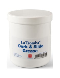 Limpieza y Mantenimiento Grasa Instrumentos Viento Corcho La Tromba Roja(Cork & Slide Grease)1000gr.