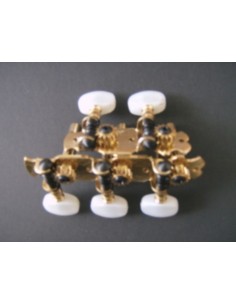 Clavijero Timple Canario Fustero (143) (Palomillas Pasta) Dorado Grabado (Ultima Unidad)