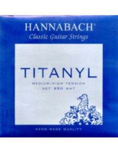 Cuerdas Guitarra Clasica Hannabach Titanyl 950-MHT (Juego Completo)