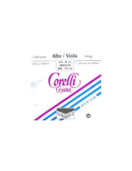 Cuerda Viola 4/4 1ª (A) (La) Savarez Corelli Crystal (731M) (Aluminio) Medium
