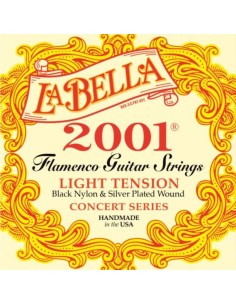 Cuerdas Guitarra Flamenca La Bella 2001 Light (Juego Completo)