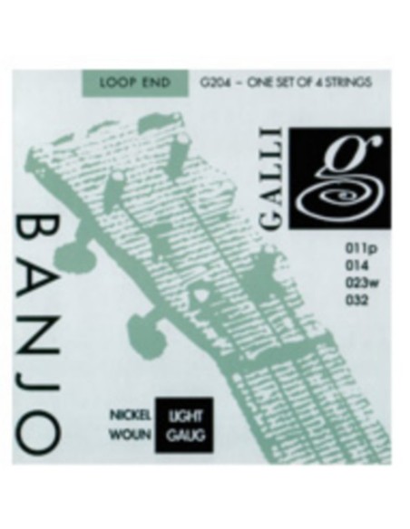 Galli G-204 Banjo Strings (Complete Set)