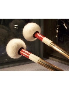 Mazas Timbal (Par) Mango Bambu Cabeza Fieltro Standard Soft Iñaki Sebastian Med: 36,5 cm.