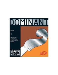 Double Bass String 3/4 2nd (E) (E) Thomastik Dominant Solo 191S) (Wound Chrome) Medium 2