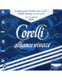Cuerda Violin 4/4 2ª (A) (La) Savarez Corelli Alliance (802M) (Aluminio) Medium