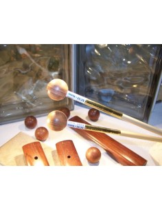 Mazas Xilofono (Par) Mango Ratan Cabeza Madera Concert Medium Iñaki Sebastian Med: 35 cm.