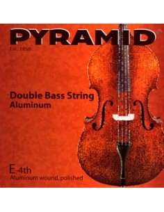 Cordes Contrebasse 4/4 4ème (E) (E) (E) Pyramide Aluminium (195104) Medium
