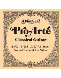 Cuerdas Guitarra Clasica 2ª D'addario Pro Arte Normal (J/4502) Pack 5 Unidades