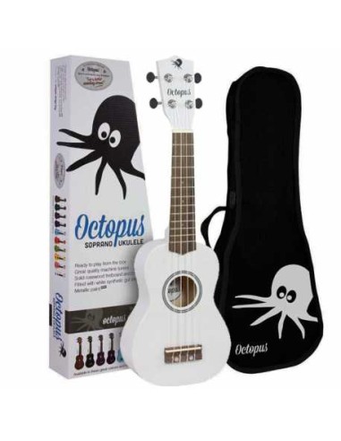 Ukelele Soprano Octopus UK-205WH Blanco
