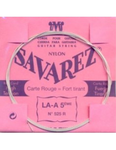 Classical Guitar Strings 5th Savarez Red Card (525R) Pack 10 Units