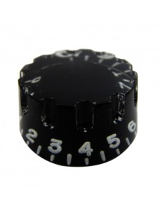 Boton Guitarra Electrica Gotoh (KB100) (Plastico Negro) Les Paul