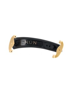 Almohadilla Violin Kun (100) Original (1/4 o 1/8 ) Mini Regulable Color Negro