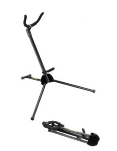 Soporte Saxofon Tenor Hercules Travlite (DS432B) Tamaño Plegado: 340x75 mm. (Adaptable Campana)