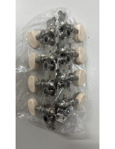 Clavijero Mandolina Fustero (158) (Palomillas Pasta) Niquelado Grabado Ultima Unidad