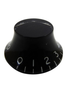 Boton Guitarra Electrica Gotoh (KB160) (Plastico Negro conico) Les Paul (Una Unidad)