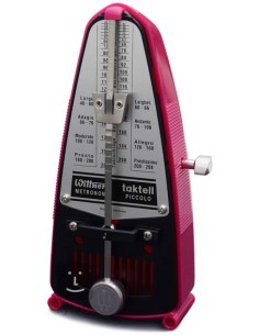 Metronomo Plastico Wittner Piccolo (830361) (Sistem Taktell) Rosa Oscuro