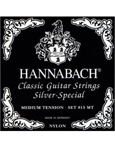 Hannabach Black Classical Guitar Strings 815-MT (Complete Set)