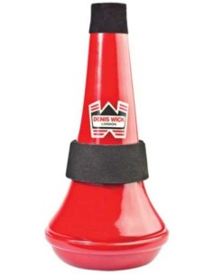 Sordina Trombon Denis Wick (5582) Travel Mute Aluminio Rojo