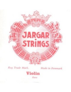 4/4 Violin String 2nd (A) (A) Jargar (Red) (Chrome) Forte