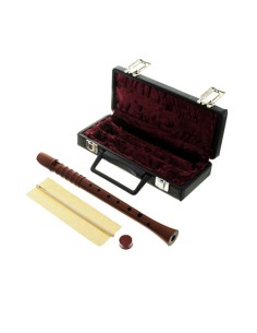 Flauta Dulce Soprano Digitacion Barroca Moeck (8250) (Kynseker Ciruelo) 2 Piezas 2