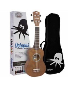 Soprano Octopus UK-205BR Ukulele Marrone