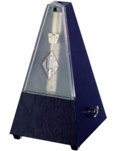 Metronomo Plastico Piramide Wittner (806/K) (Sistem Malzel) (Sin Campana Tapa Transparente) Negro
