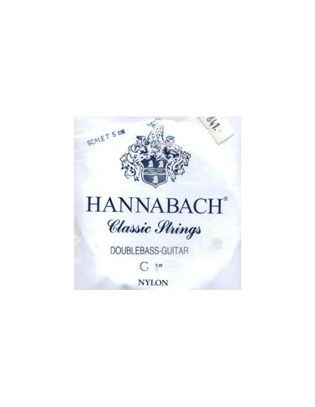 Hannabach 841MT4S Double Bass Guitar Strings 4 Strings (Complete Set)