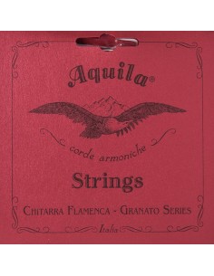 Cuerdas Guitarra Flamenca Aquila 135-C Granato (Juego Completo)