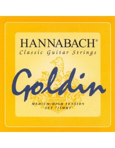 Cuerdas Guitarra Clasica Hannabach Goldin 725-MHT (Juego Completo)