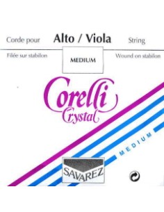 Savarez Corelli Crystal 4/4 Viola Strings (730M) Medium (Complete Set)