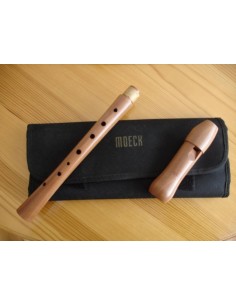 Flauta Dulce Soprano Digitacion Alemana Moeck (1250) (Escolar Arce) 2 Piezas