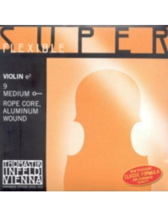4/4 Violinsaite 1. (E) (E) Thomastik Superflexibel (09) (Aluminium) Medium 2