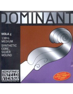 Viola String 1/2 3rd (G) (G) Thomastik Dominant (138) (Silver) Medium 2