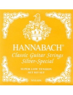 Cuerdas Guitarra Clasica Hannabach Amarilla 815-SLT (Juego Completo)